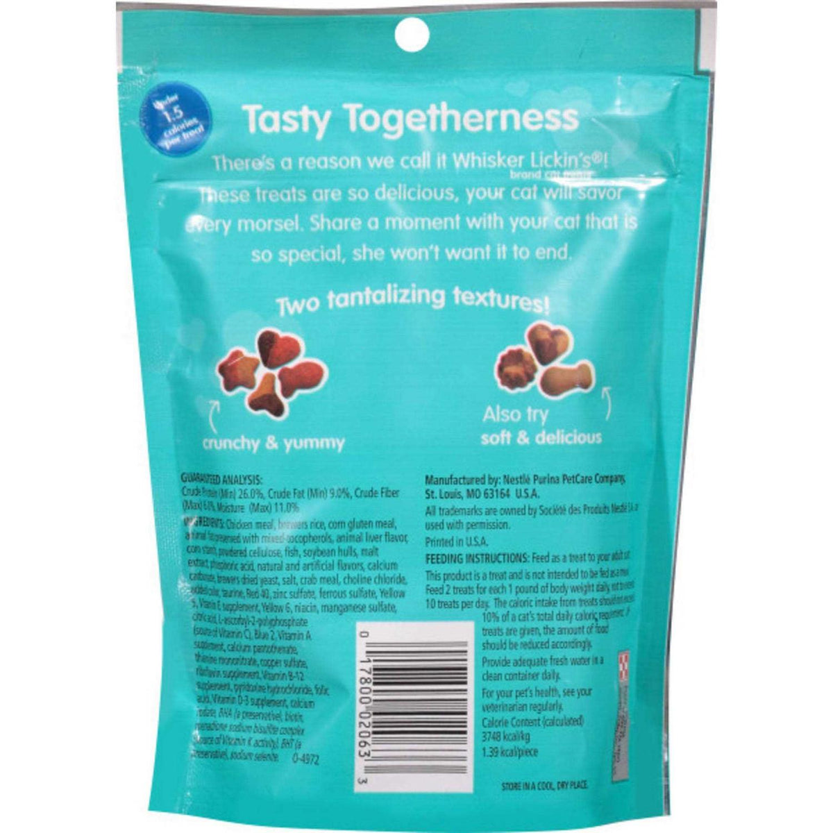 Chicken & Seafood Flavors Crunchy Cat Treats Y123