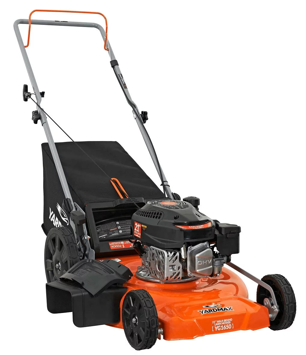 21 in. 170cc Gas Walk Behind Push Lawn Mower M363