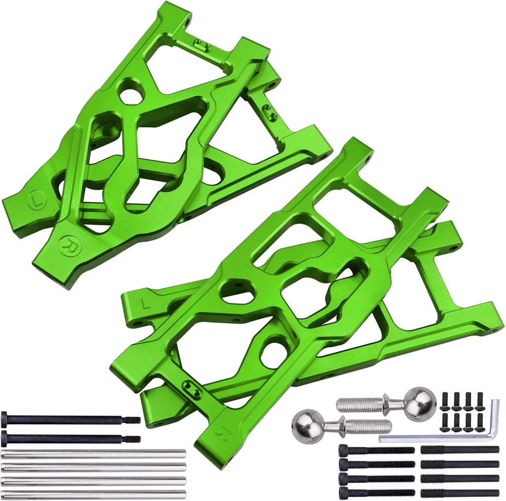 Aluminum Suspension Arms Set Front Lower & Rear Lower (Red) J26638