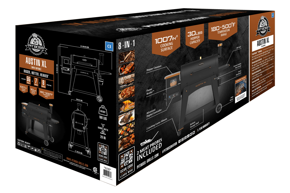 Wood Fired Pellet Grill and Smoker C100372