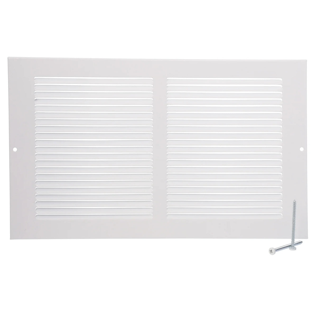 Imperial White Steel Rectangular Baseboard Return Grille U9082