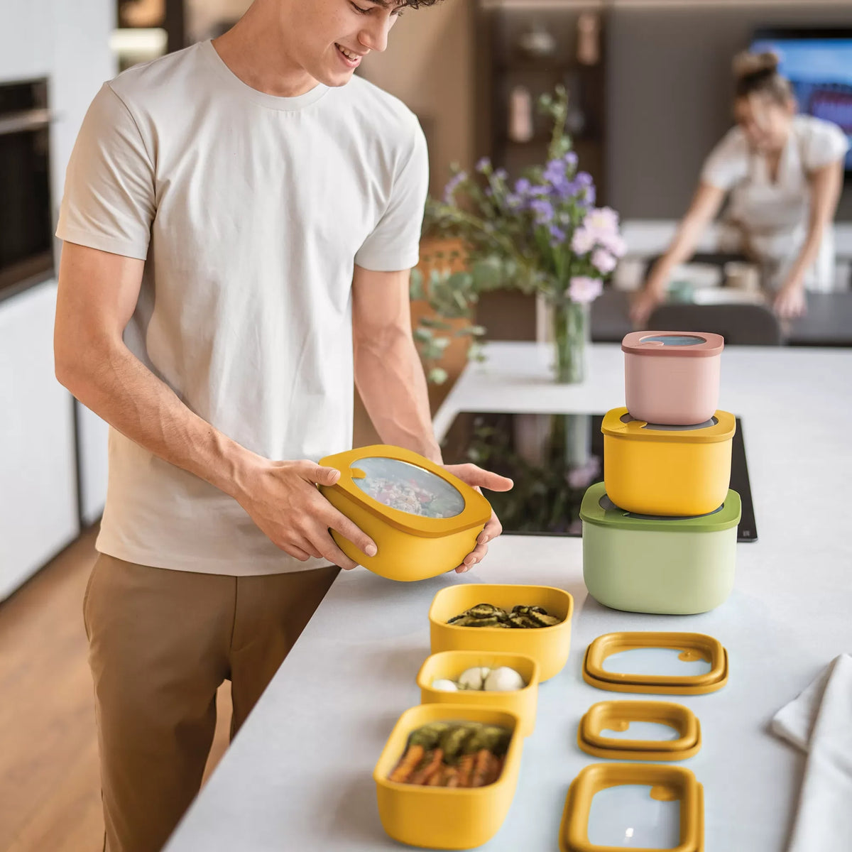 Deep Containers Mango Yellow 750cc P20422