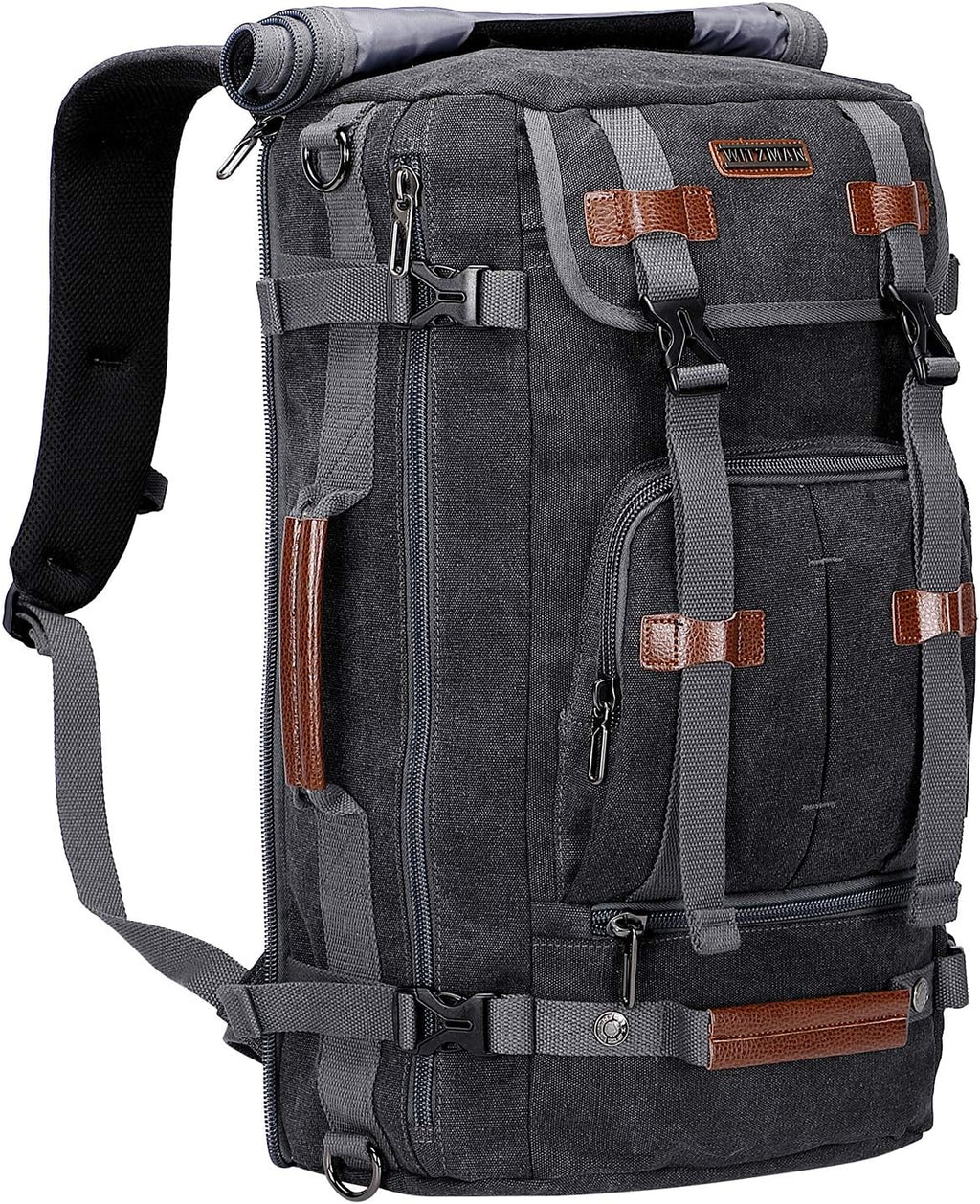 Canvas Backpack Convertible Shoulder Rucksack Q886100
