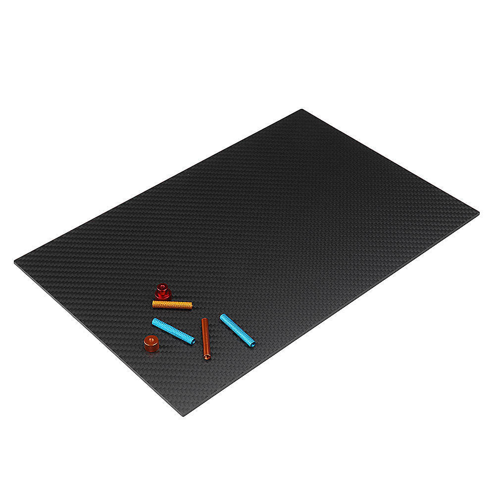 250x420mm 3K Carbon Fiber Plate Plain Weave Matte Panel Sheet T405