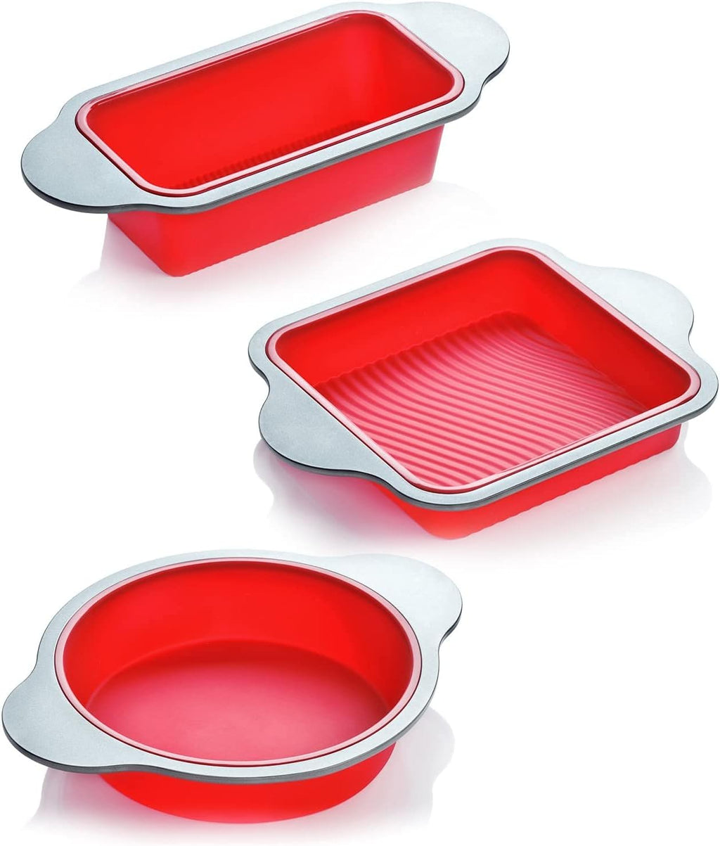 3 PCS Non-Stick Silicone Bakeware Set C83810