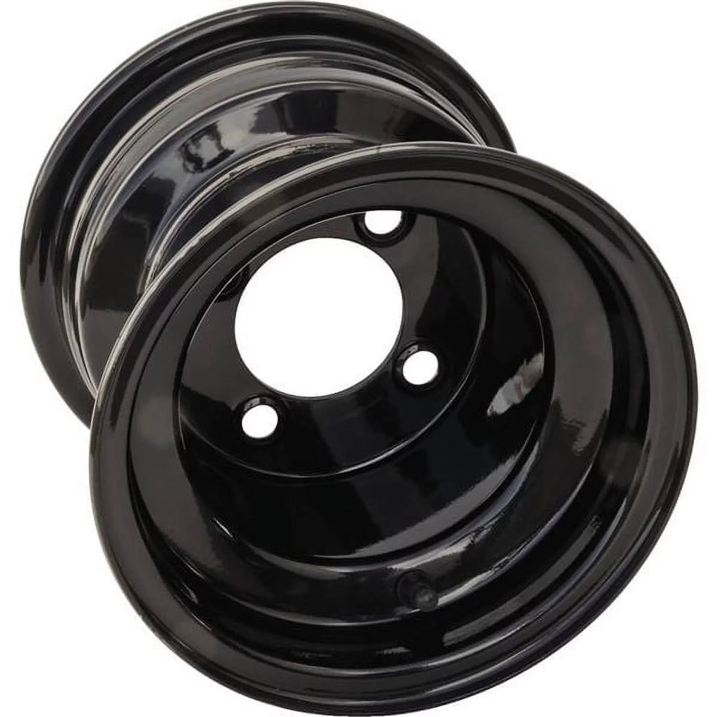 Black 8x7 4/4 2.5+4.5 Steel Wheel R875821