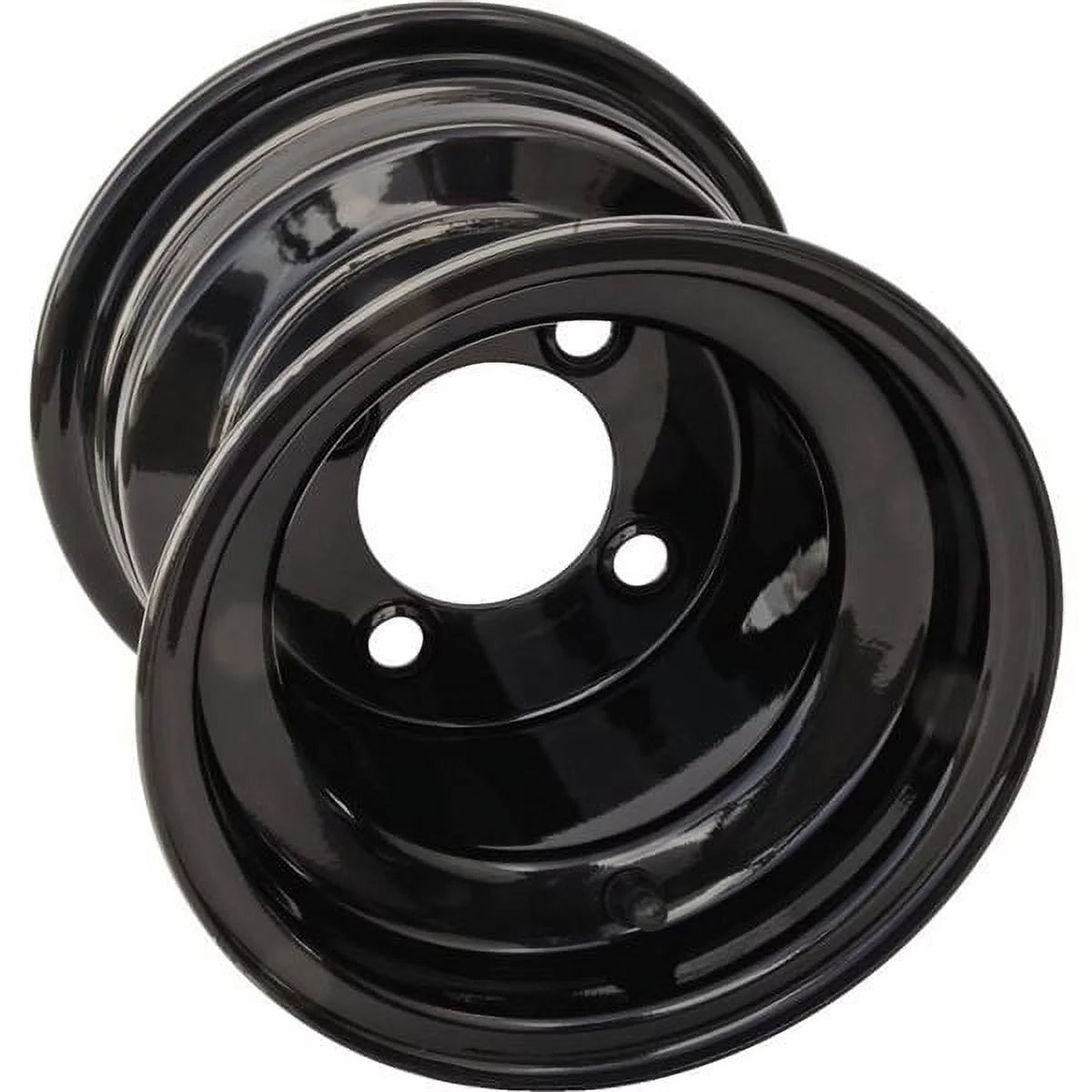 Black 8x7 4/4 2.5+4.5 Steel Wheel R875821