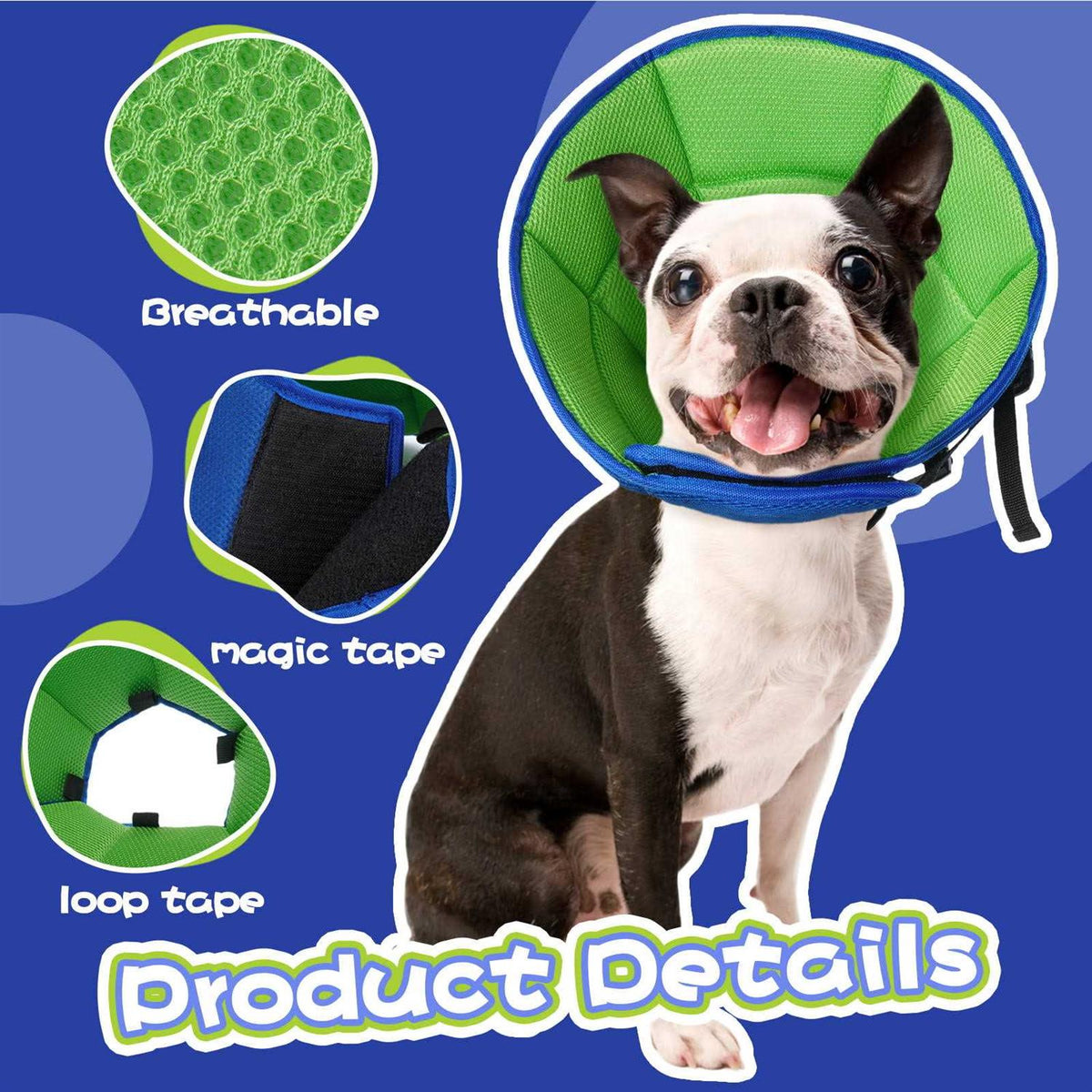 Soft Dog Cone Collar Adjustable E6161