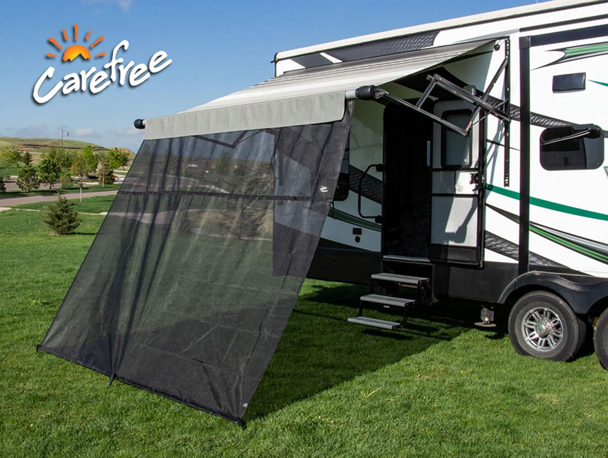 Black 13' x 9' Drop RV Awning P417