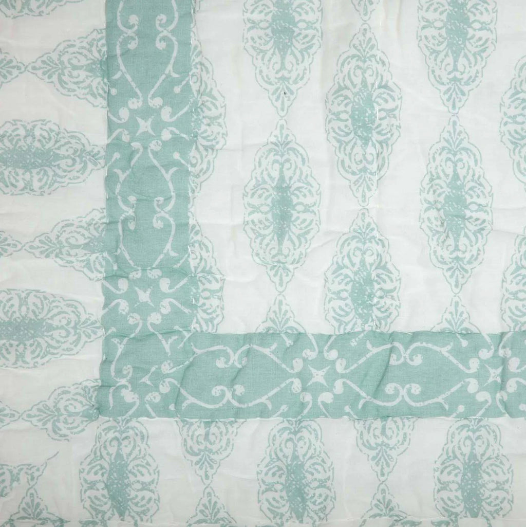 Green Boho Standard Sham 21x27 Q848