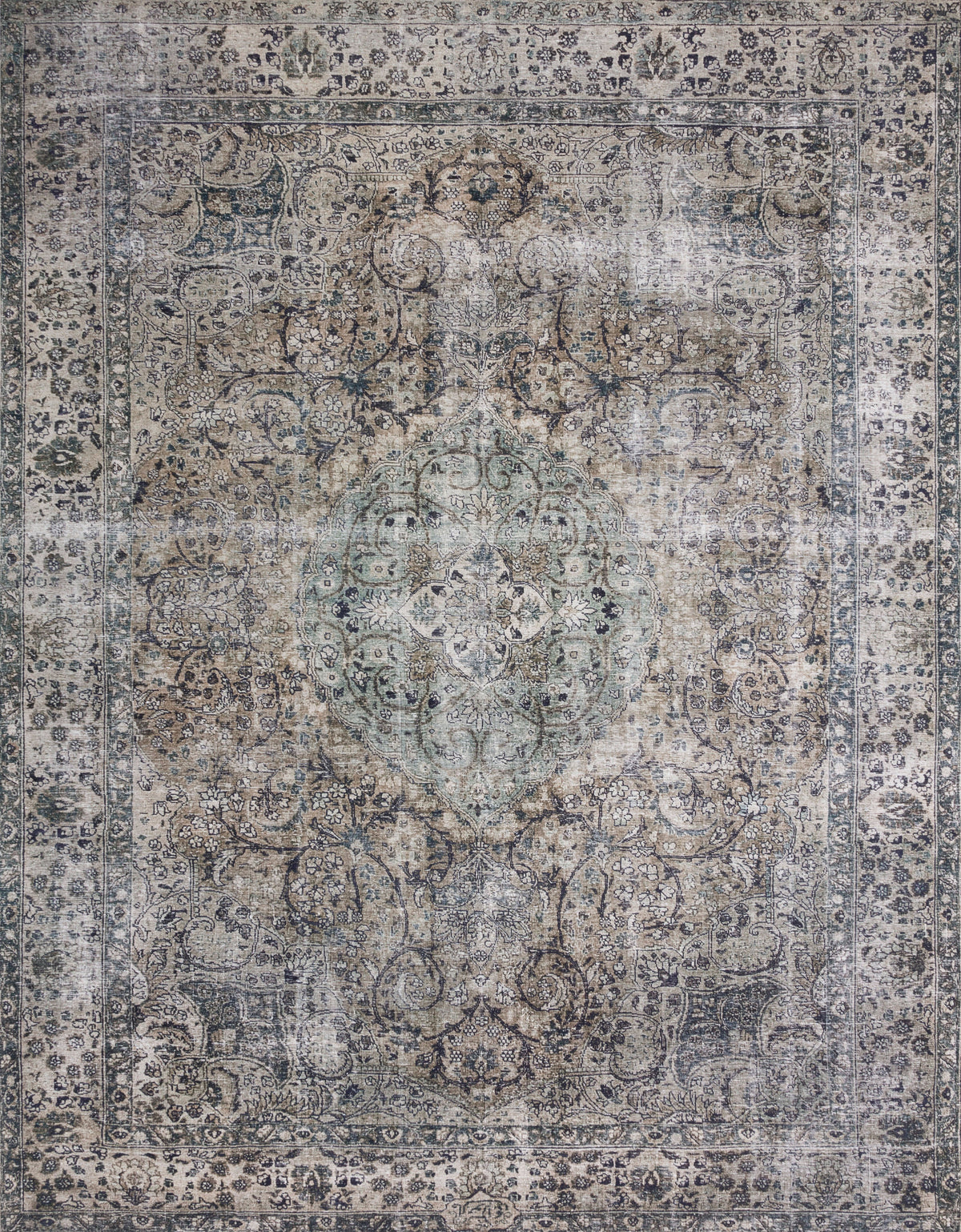 Taupe Stone Rug 2.5' x 7'6 E750567