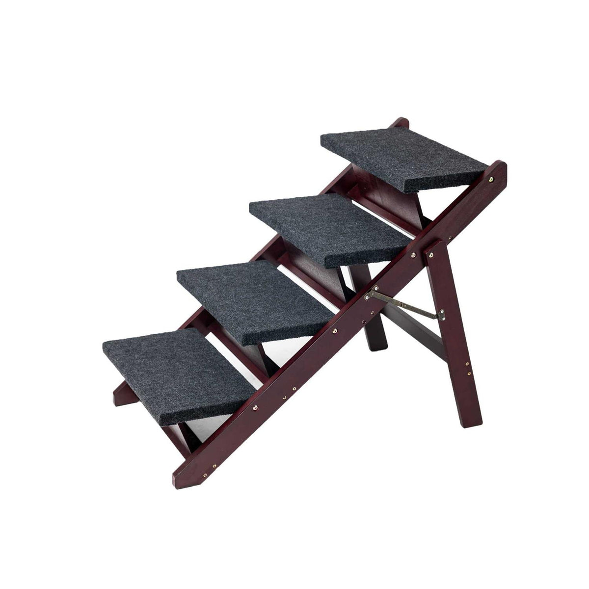 Foldable 4 Levels Wooden Pet Stairs & Ramp R17075