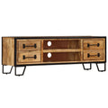 TV Cabinet with Drawers Solid Mango Wood C990