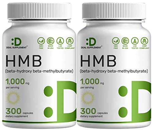 Ultra Strength HMB Supplements 1000mg 600 Capsules Z917