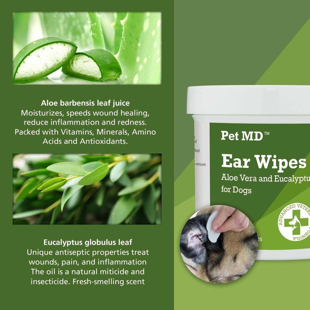 Aloe & Eucalyptus Dog Ear Wipes A26917