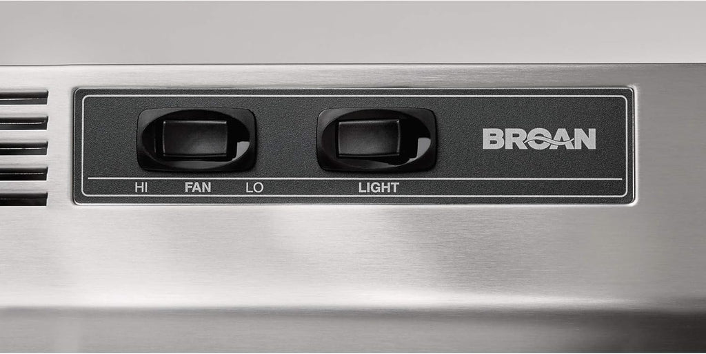 Non-Ducted Under-Cabinet Range Hood Insert, 24-Inch, Stainless Steel O7548