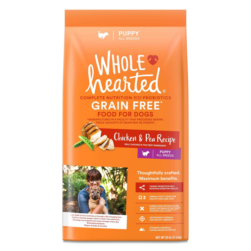 Grain Free Chicken and Pea Recipe Dry Puppy Food S923