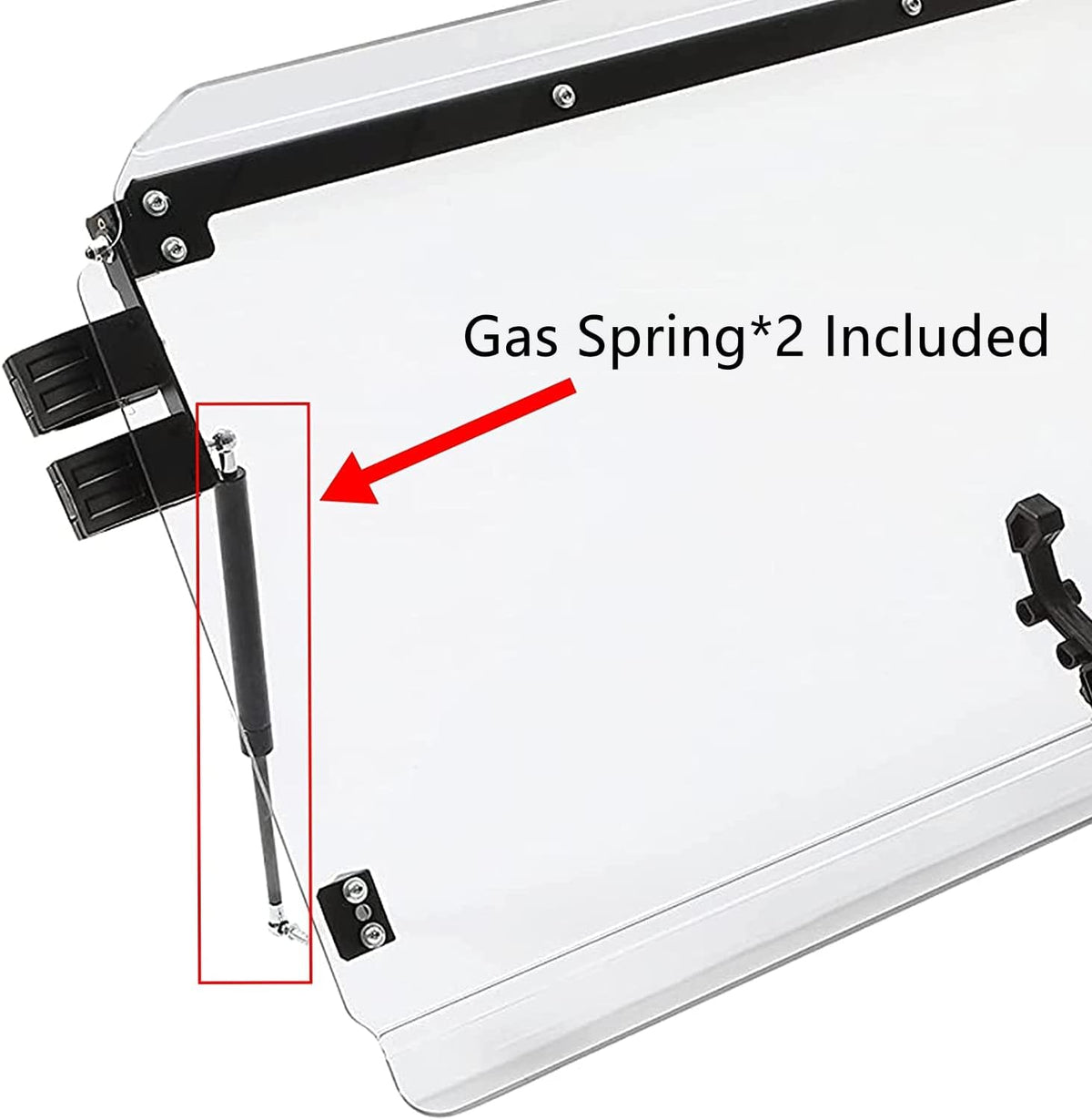Clear Scratch Resistant 3-IN-1 Windshield I572853
