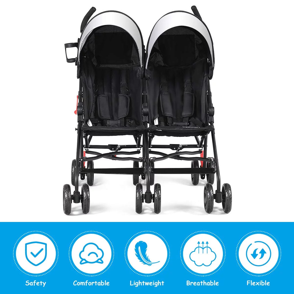 Foldable Twin Double Stroller O908