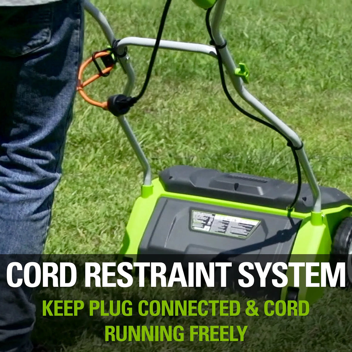 14 in. 10 Amp Corded Electric Dethatcher F5571