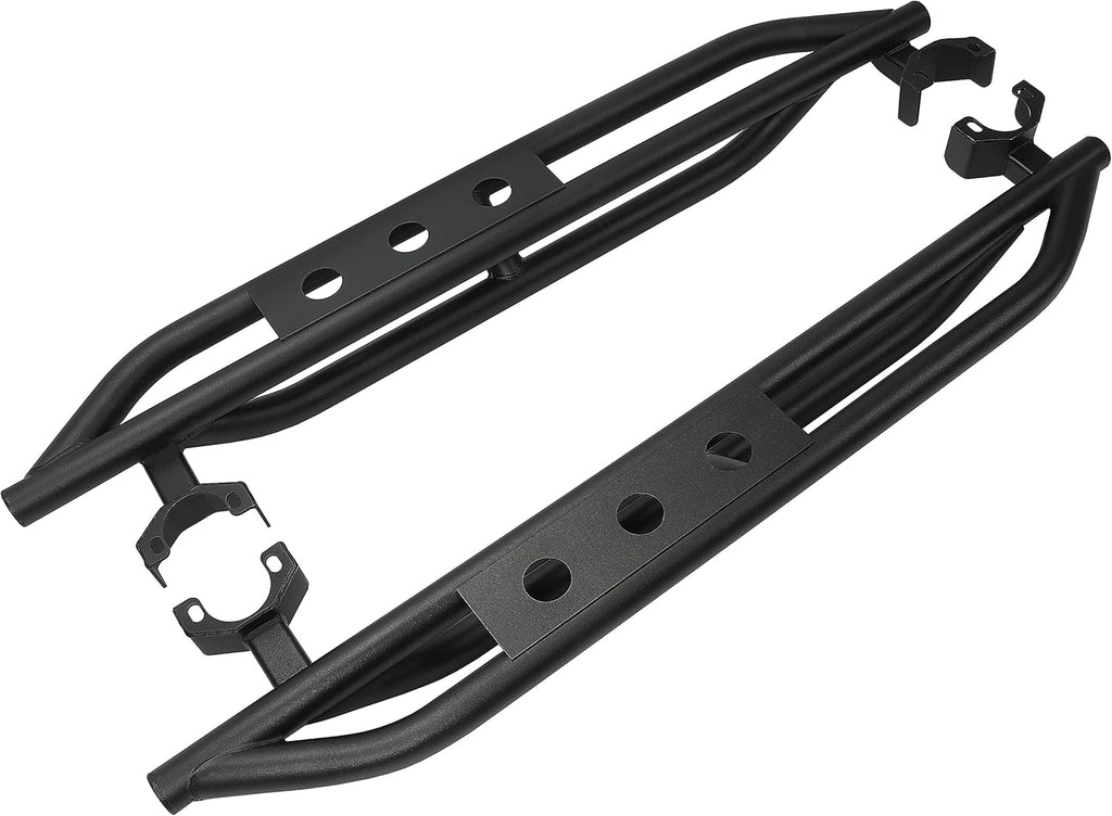 Black Steel Side Step Running Board M777346
