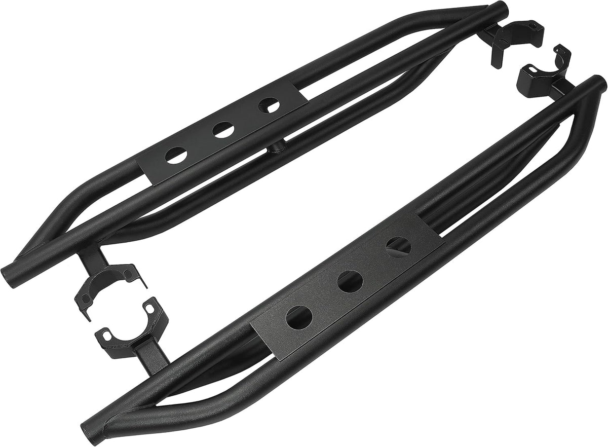 Black Steel Side Step Running Board M777346