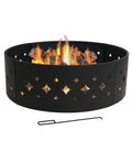36-Inch Diamond Cut-Out Campfire Ring Q895908
