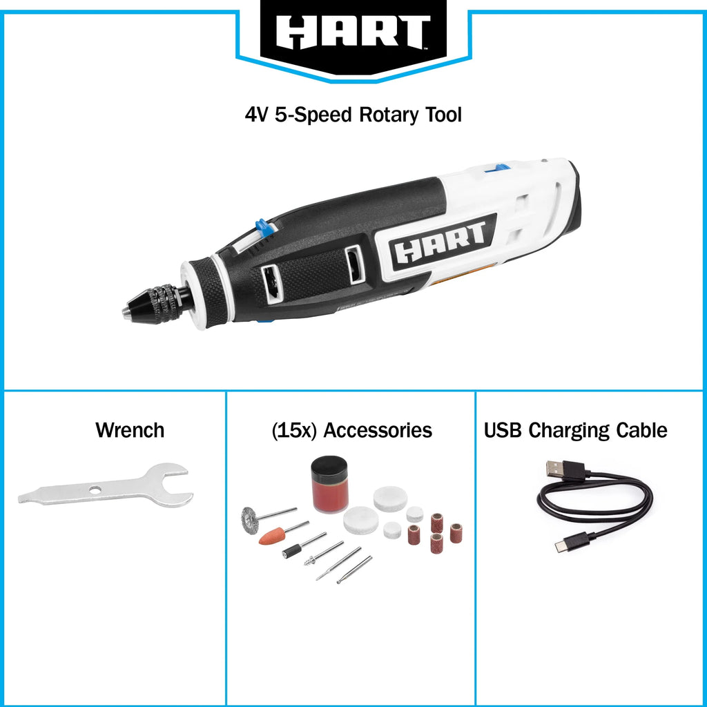 4-Volt Rotary Tool Kit with Accessories I705