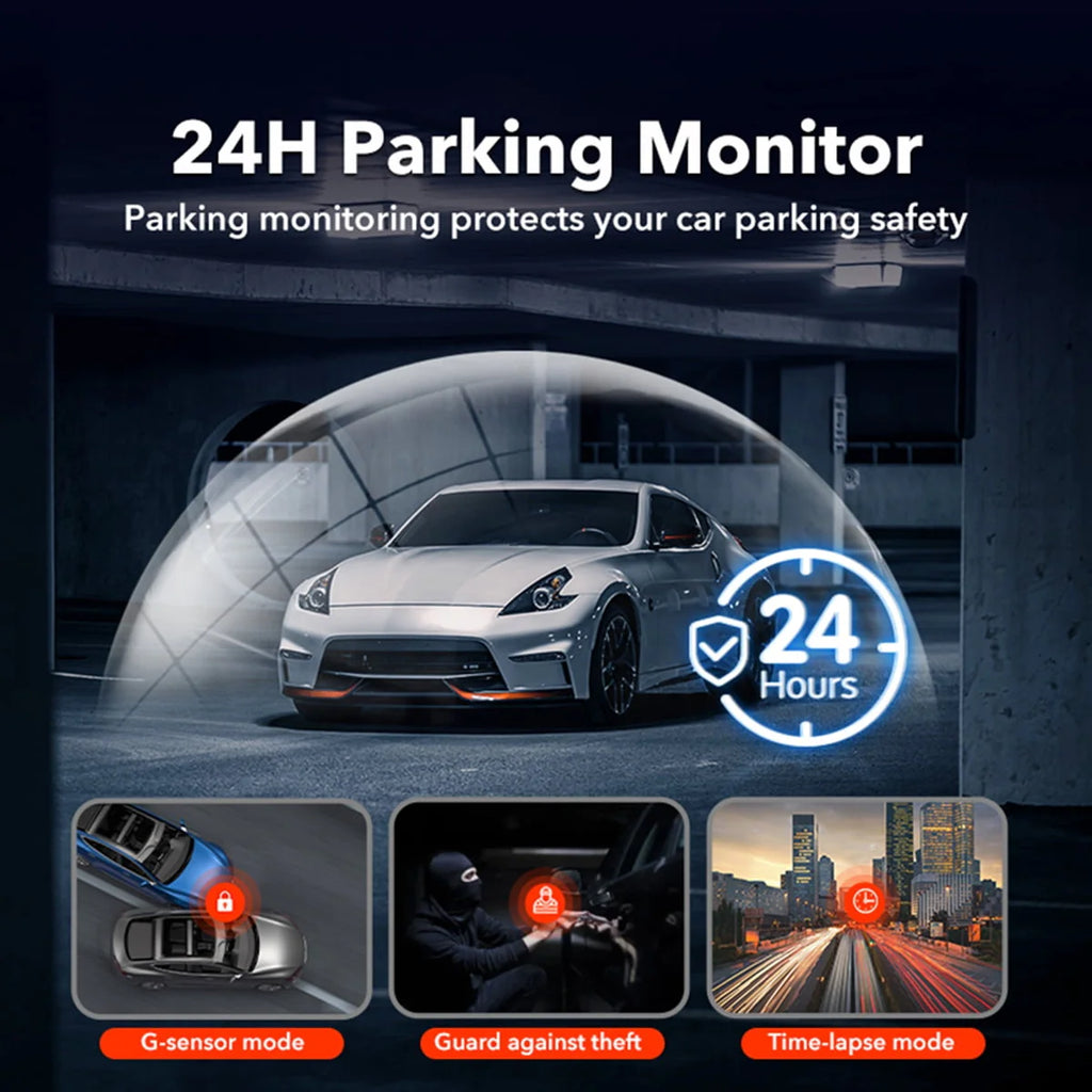 4K Dash Cam with WiFi GPS Night Vision S2721