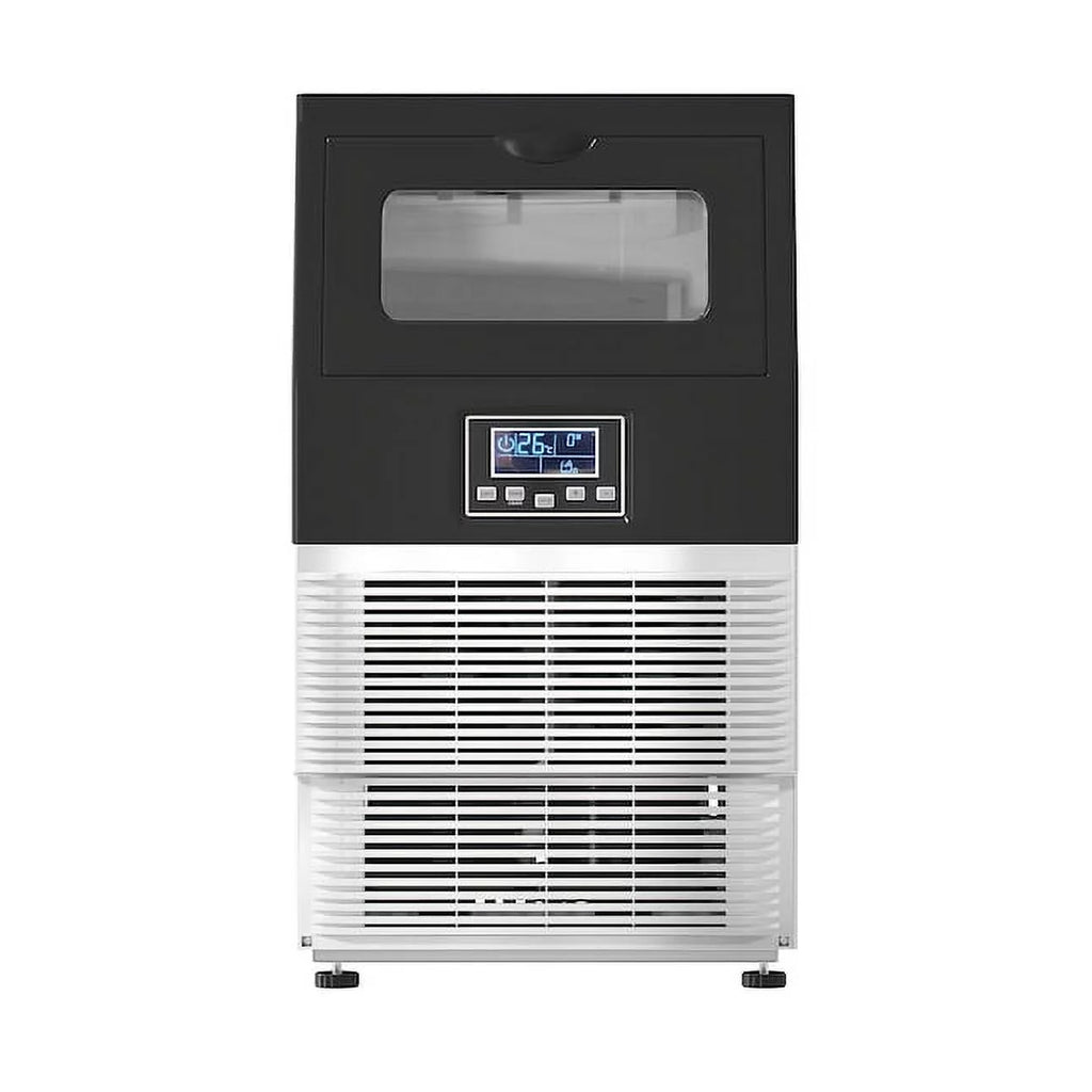 Countertop Bullet Ice Maker with Ice Scoop and Built-in Rack C549901
