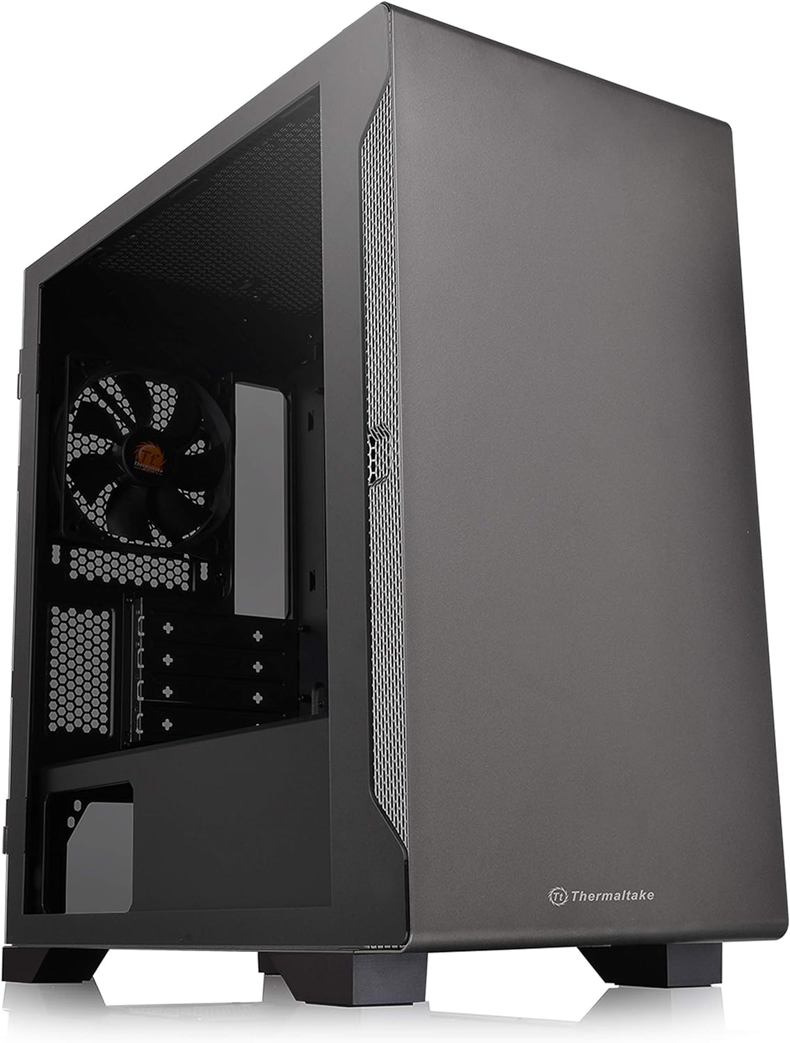Micro-ATX Mini-Tower Computer Case with 120mm Rear Fan, White F560