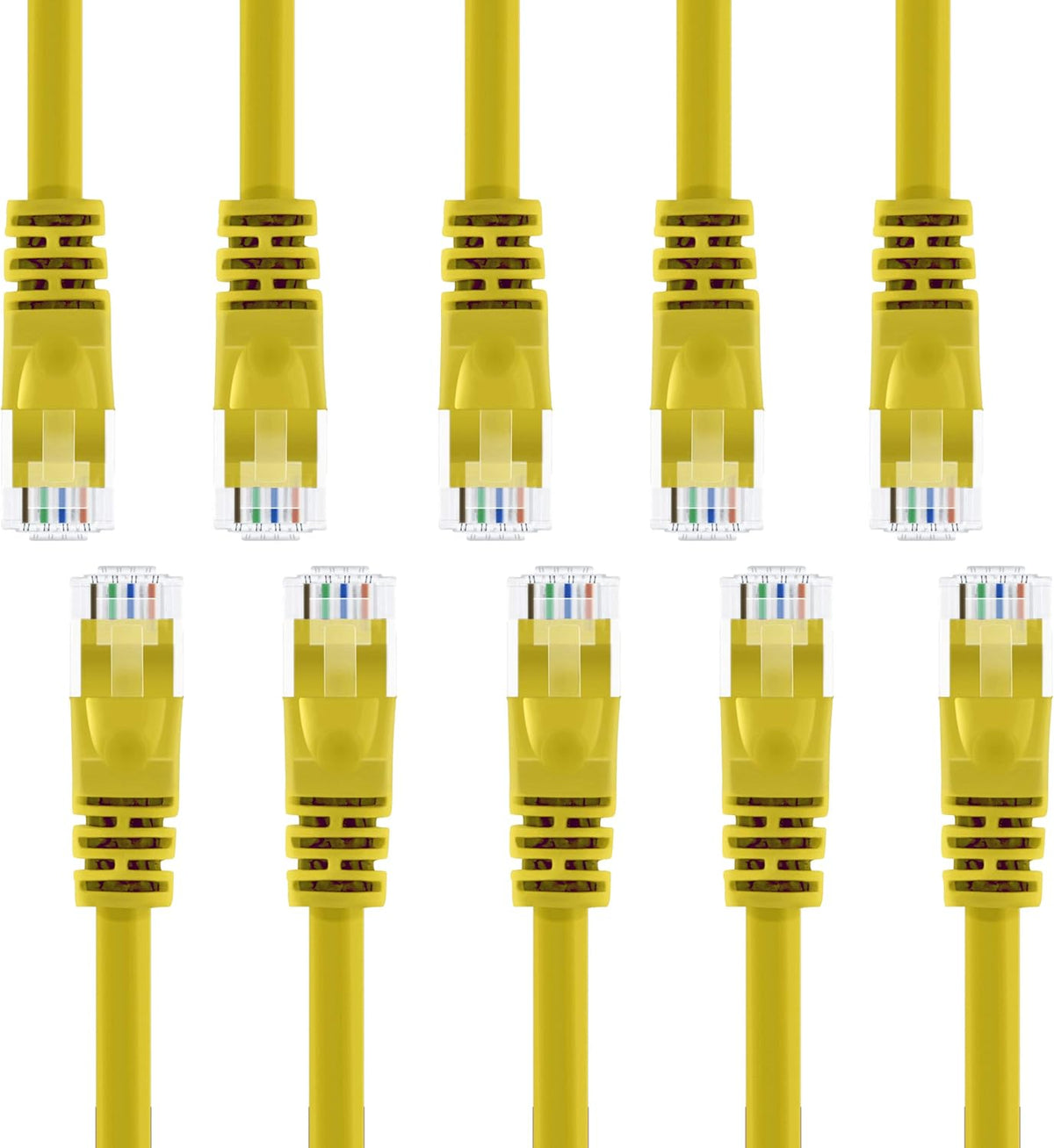 Cat5e Ethernet Patch Cable 1 Foot Yellow E842277
