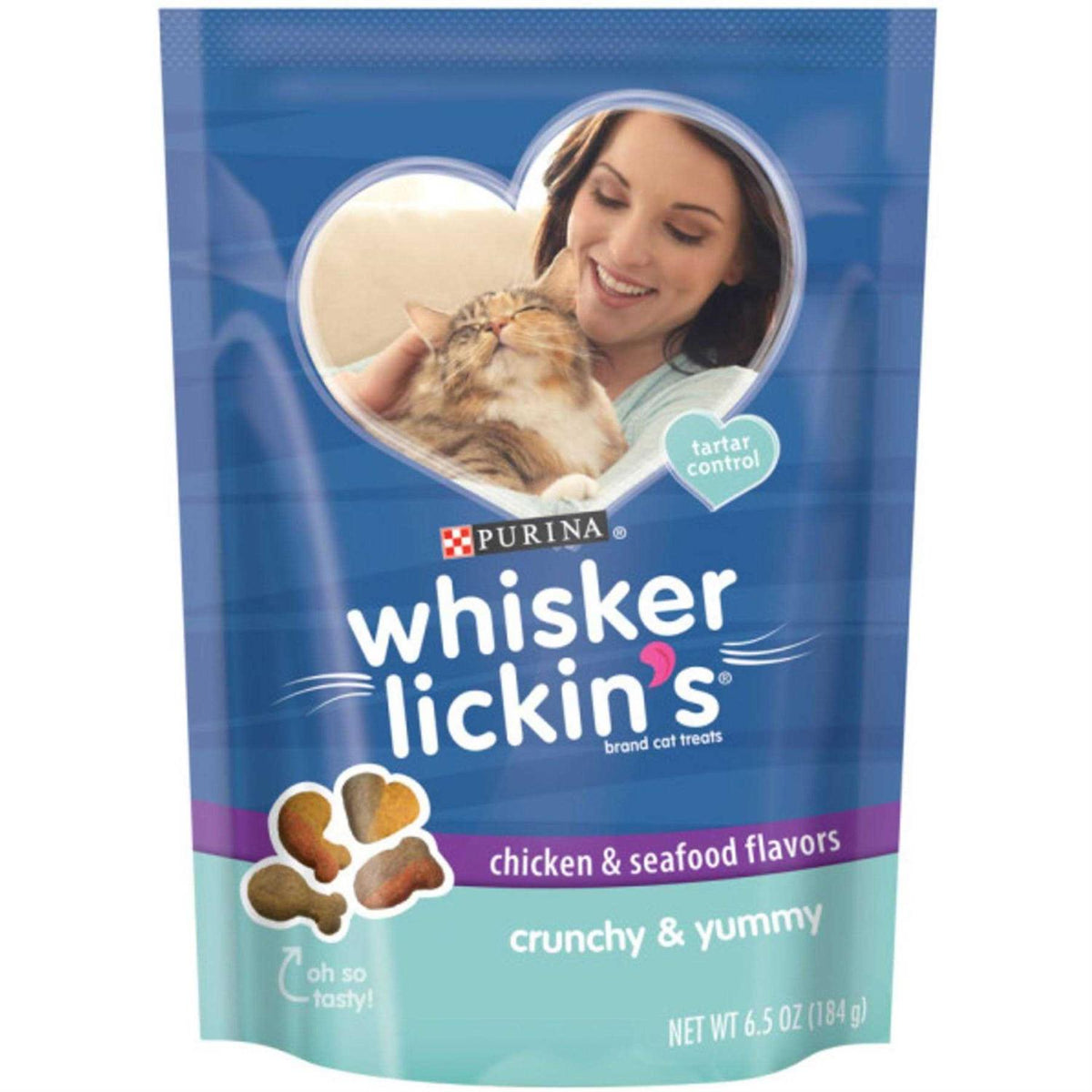 Chicken & Seafood Flavors Crunchy Cat Treats Y123