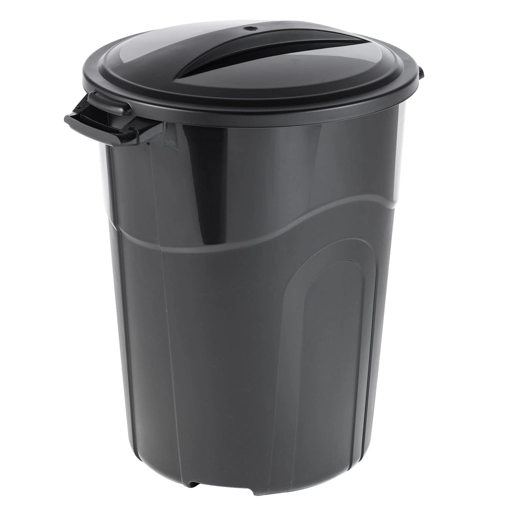 32 Gallon Heavy Duty Plastic Garbage Can with Lid O8011