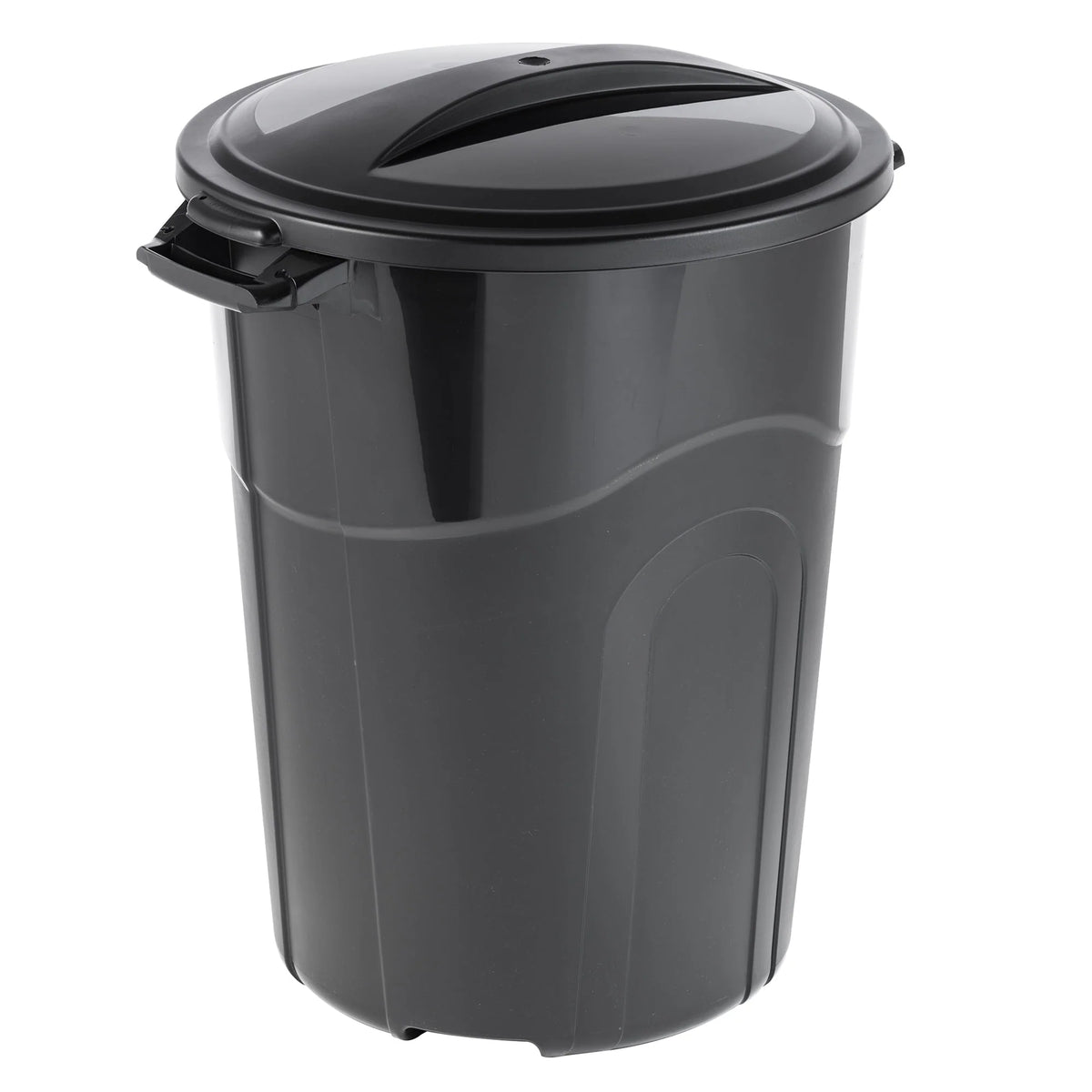 32 Gallon Heavy Duty Plastic Garbage Can with Lid O8011