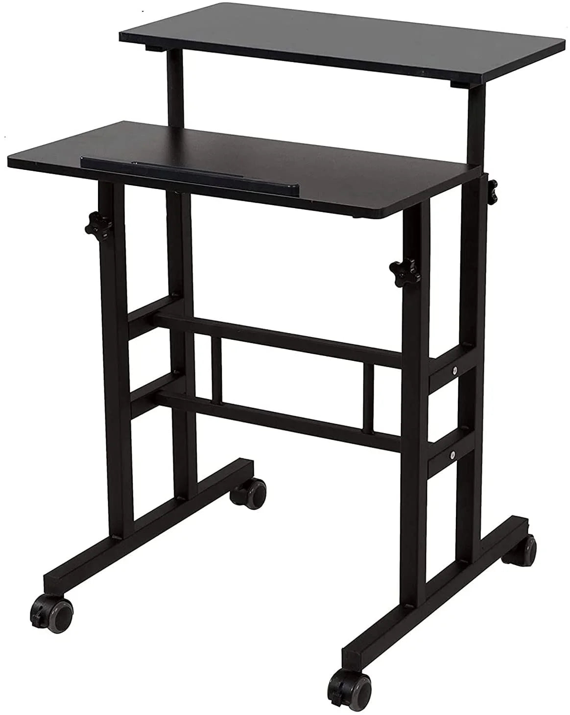 2 Inches Carpet Wheels Height Adjustable Mobile Standing Desk G44233