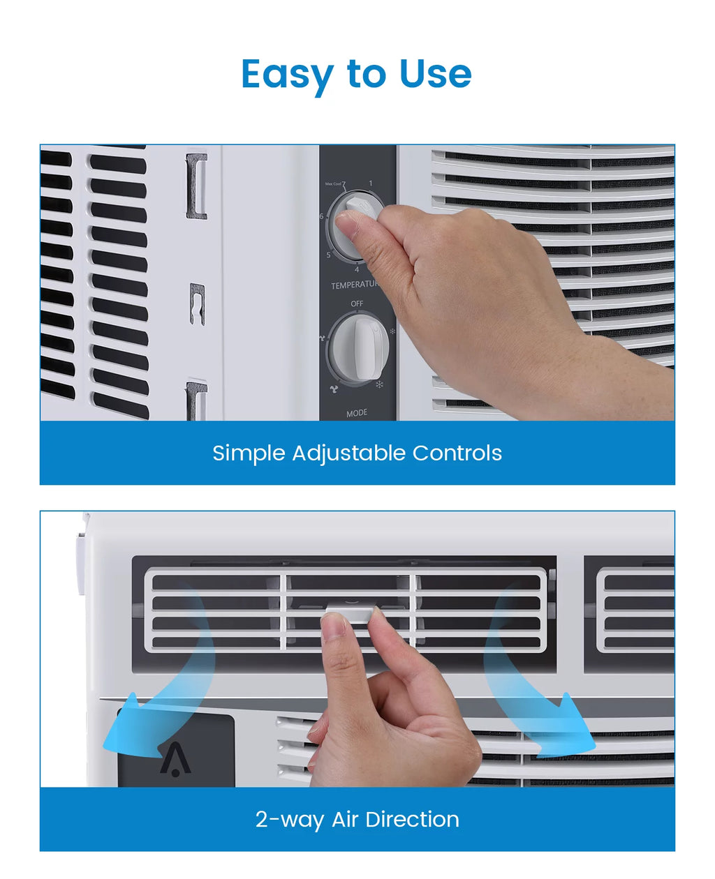 5000 BTU Window Air Conditioner with Reusable Filter Z72829