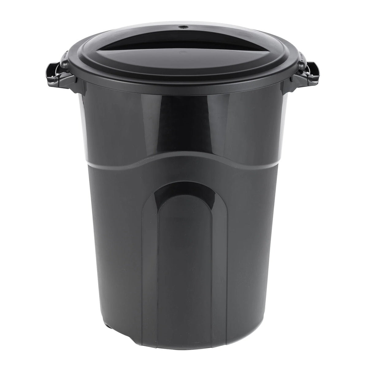 32 Gallon Heavy Duty Plastic Garbage Can with Lid O8011