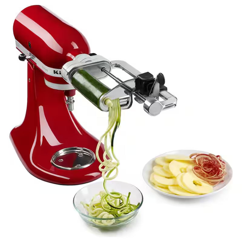 7-Blade Spiralizer with Peel Core And Slice Attachment D201