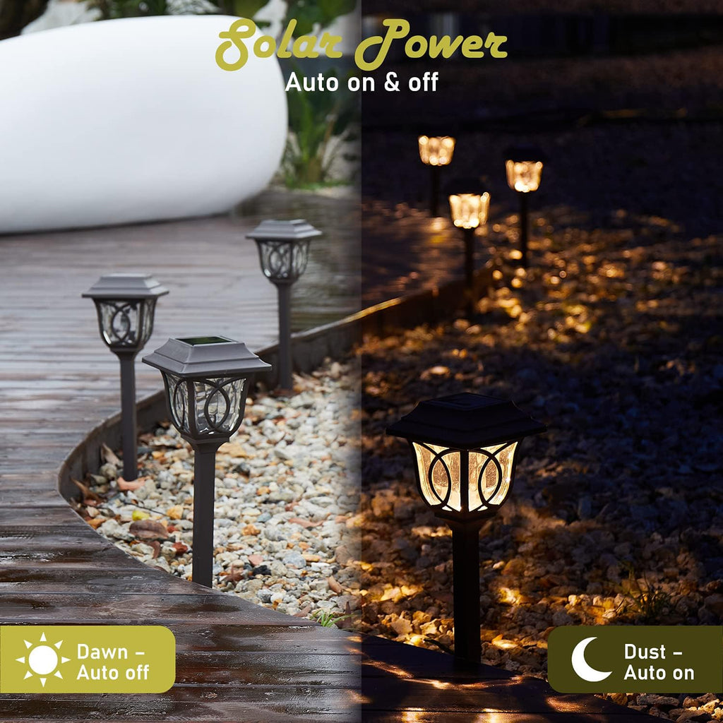 6 Pack Solar Pathway Lights N7494