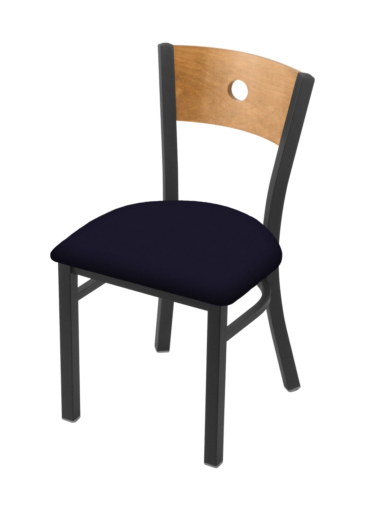 Chair with Pewter Finish and Canter Sand Seat P804