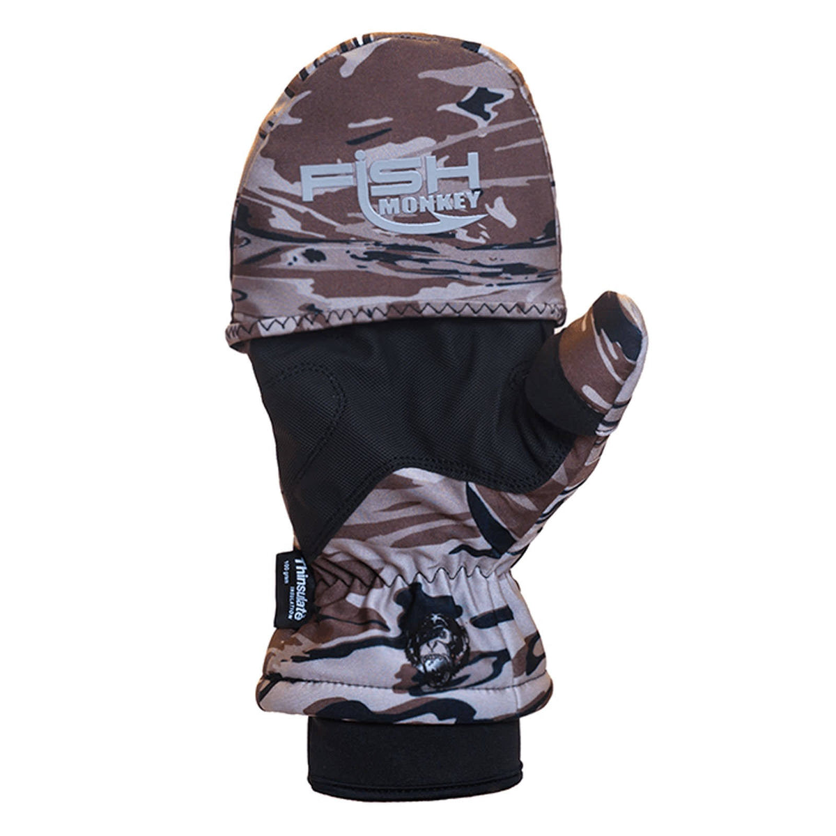 Insulated Camo Fishing Gloves N947