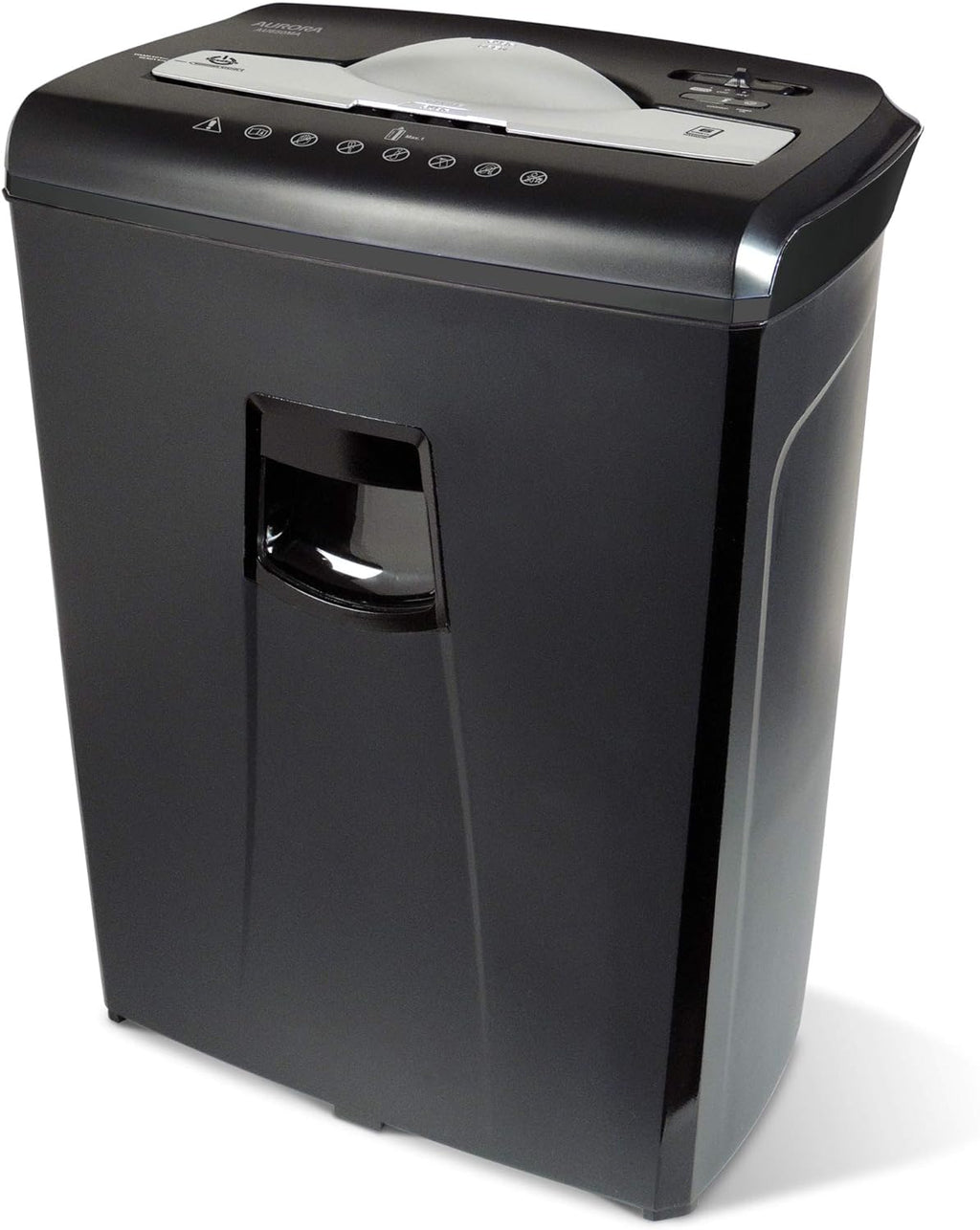 8-Sheet Micro-Cut Paper Credit Card Shredder Black A562