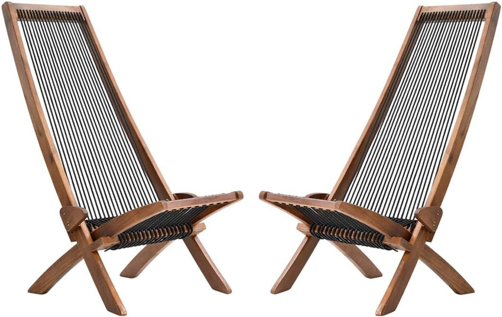 Folding Wooden Outdoor Lounge Chair C500003