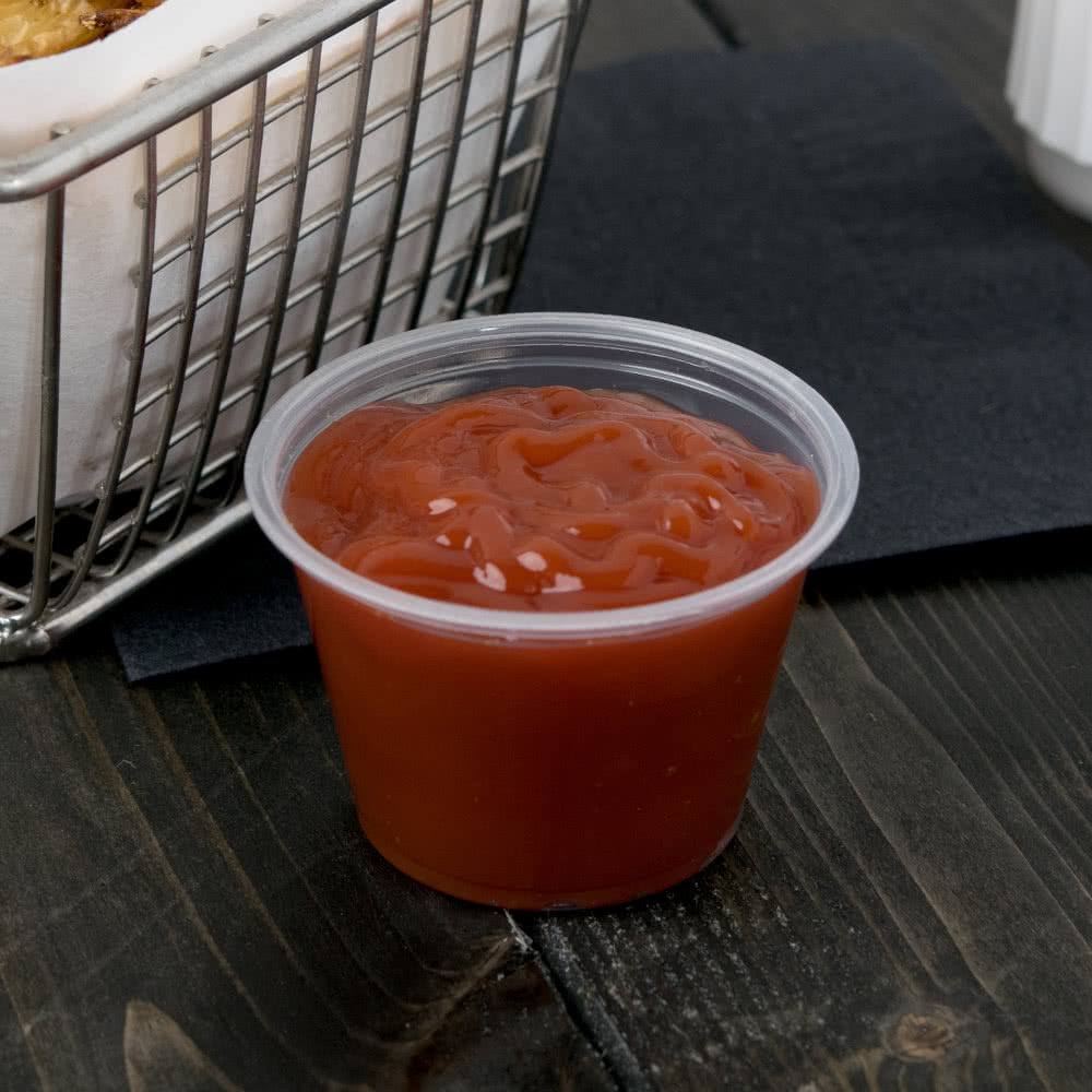 Polypropylene 2.5 oz Clear Portion Containers 250pc F986