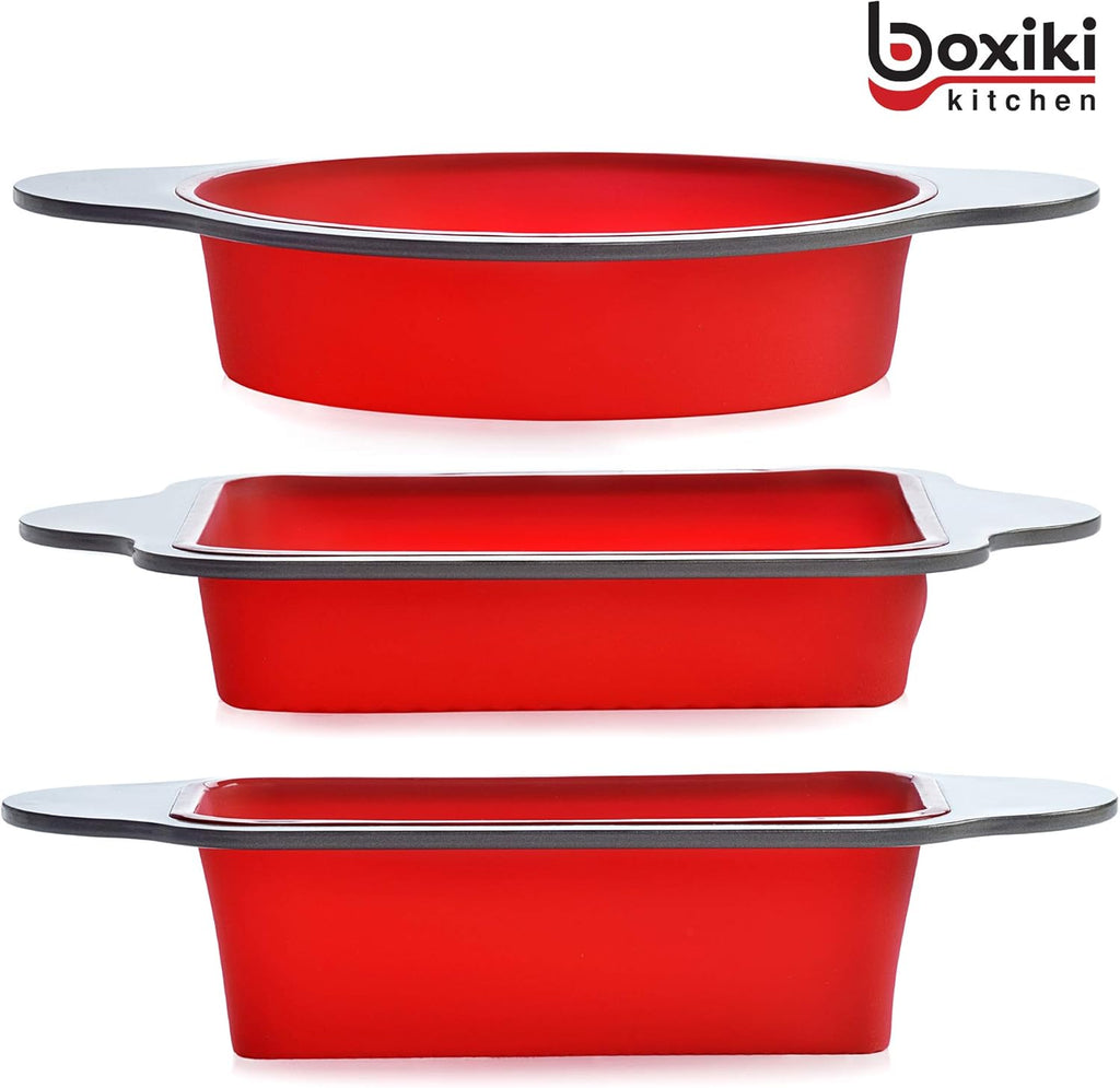 3 PCS Non-Stick Silicone Bakeware Set C83810