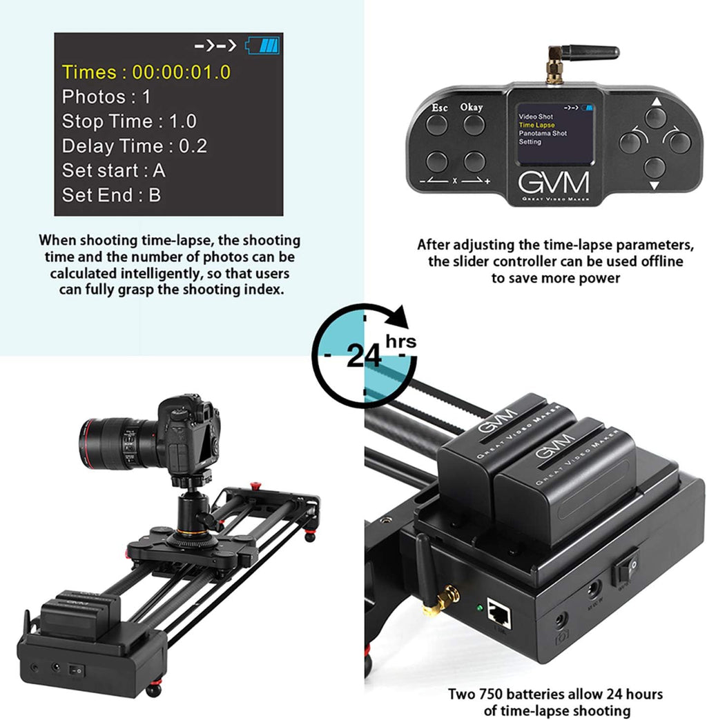 Wireless Carbon Fiber Motor Camera Slider N15094