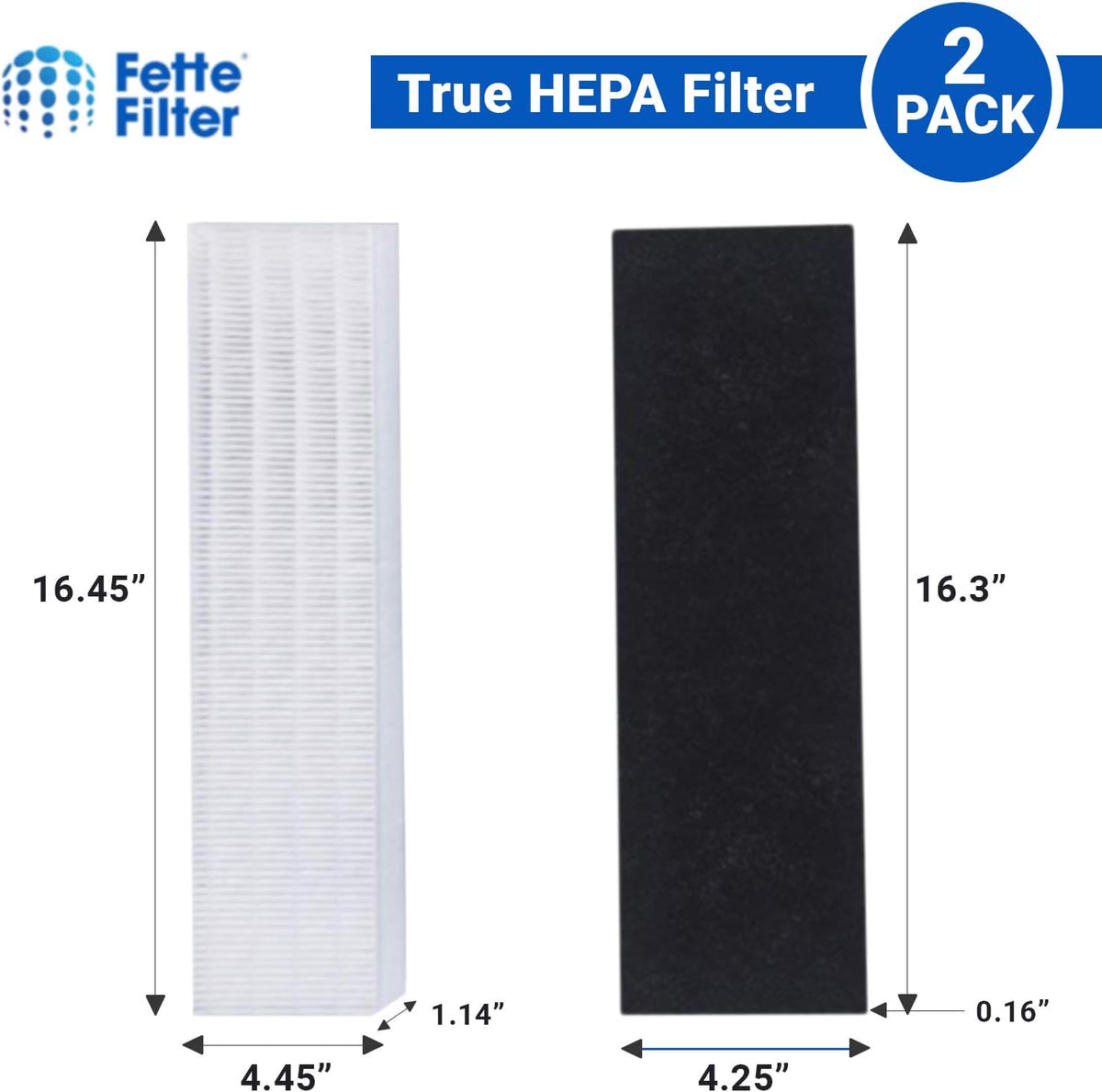 2 HEPA Filters & 8 Carbon Pre Filters Q24937