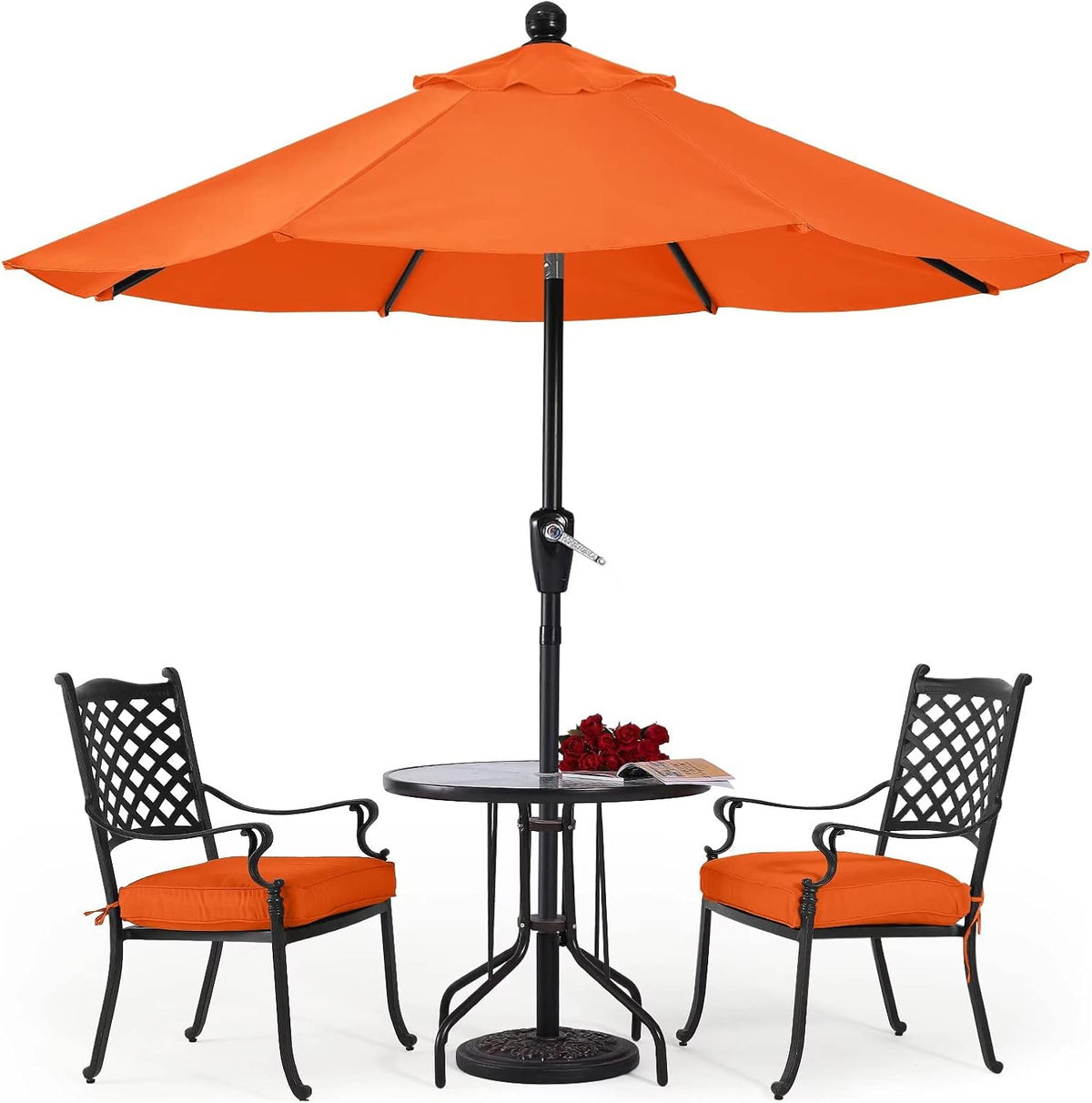 10' Patio Umbrella with Push Button Tilt G180