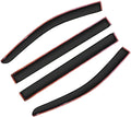 Dark Smoke Tape-On Window Visors G9647